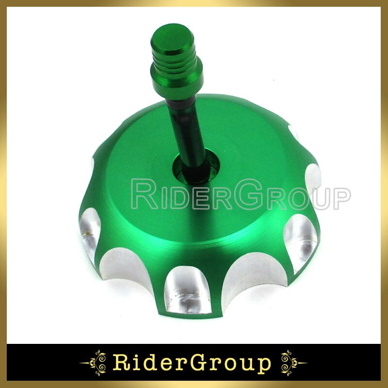 Groen Aluminium Tankdop Cover Voor Kawasaki KX 250F 450F 2006 2007 11 12 13 14 15 Motorfiets Dirt Motor Bike