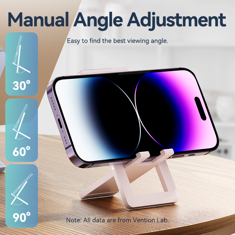 Vention Portable Desktop Holder Foldable Mini Moblie Phone Stand For iPhone 13 Pro Max iPad Xiaomi Desk Bracket Portable Stand