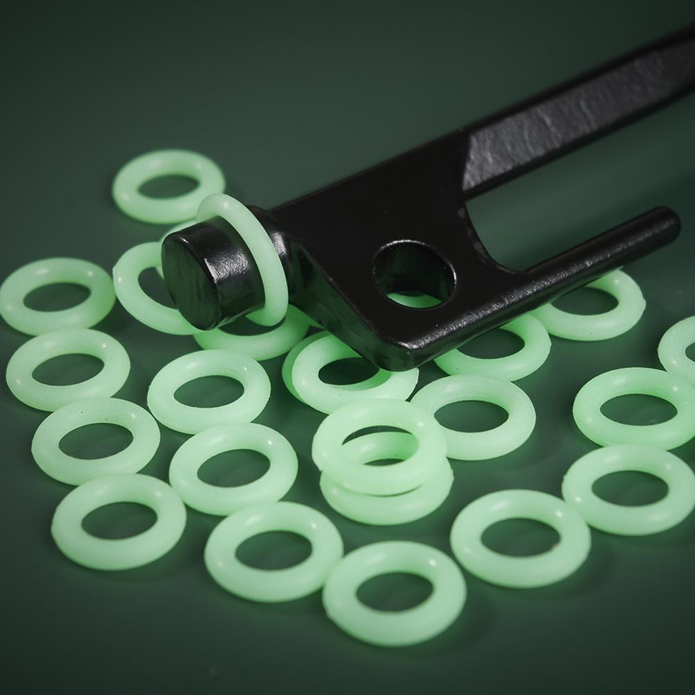 20/50Stck Leucht Zelt Nagel Einatz Camping Einatz Fluoreszierende Ring Nacht Leuchtende Zelt Nagel Multifunktionale draussen Zelt Zubehör