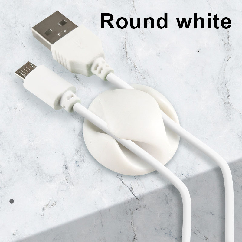 Clips para cables de pared de escritorio, organizadores de cables autoadhesivos, Clips de gestión de cables para el hogar, oficina, escritorio ordenado