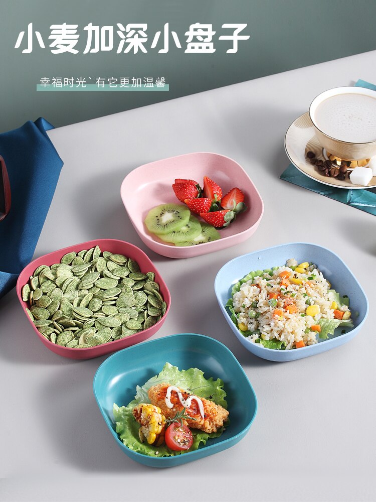 Dishes, Plastic Dining Table, Put Dishes, Bone Dishes, Spit Bone Dishes, Small Dishes, Trash Dishes