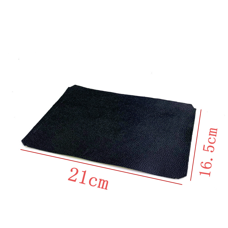 1.0mm zwarte hoofdhuid gele runderhuid litchi streep: Default Title