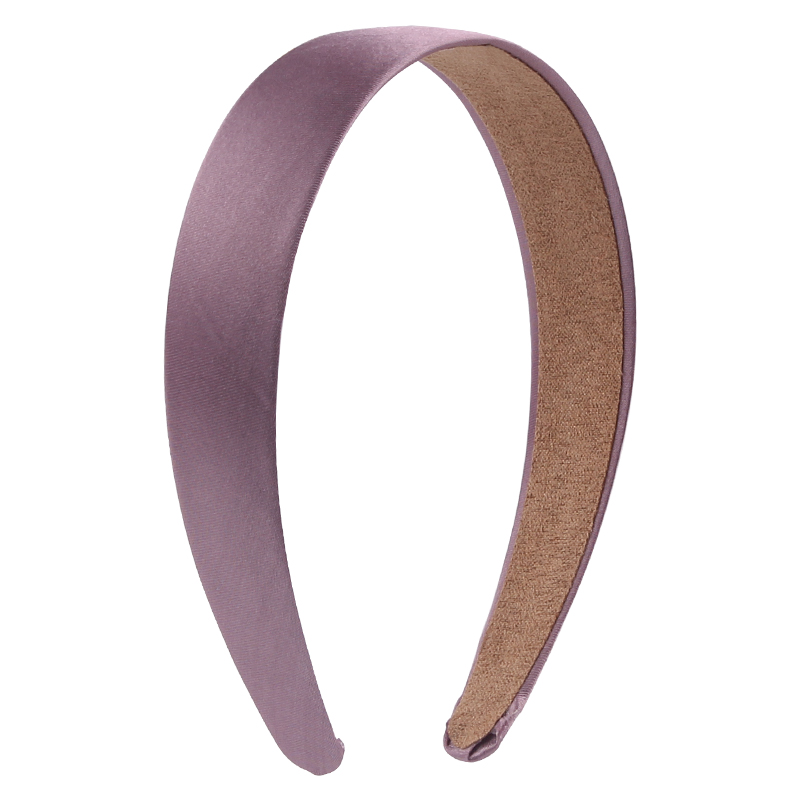 1 Pc Popular Lady Solid Satin Hair Band Plain Alice Headbands For Girls 1Inch Width Ribbon Headband Sales DIY Hair Accessori