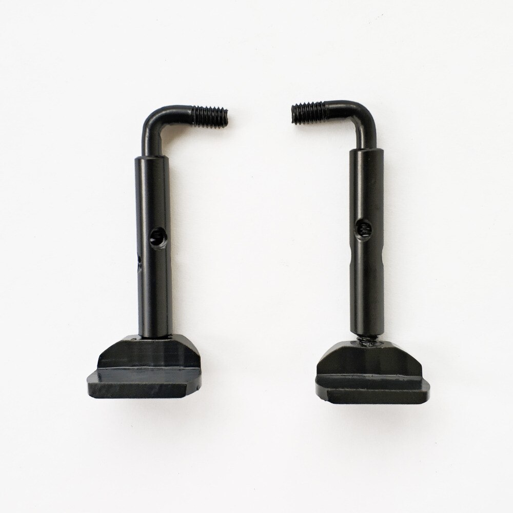 Tornillo de sujeción avanzado para violín Chinrest, de níquel, plata, chapado negro, duradero, 4/4