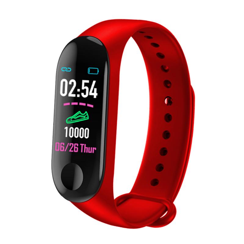 M3 Plus Sport Band Heart Rate Blood Pressure Bluetooth Smart Watch Bracelet Wristband For Android IOS Fitness Tracker Smart Band: 3