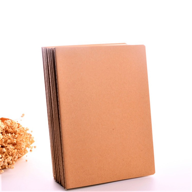 2PCS A5 kraft paper Traveler notebook inside page Diary notebook Various styles
