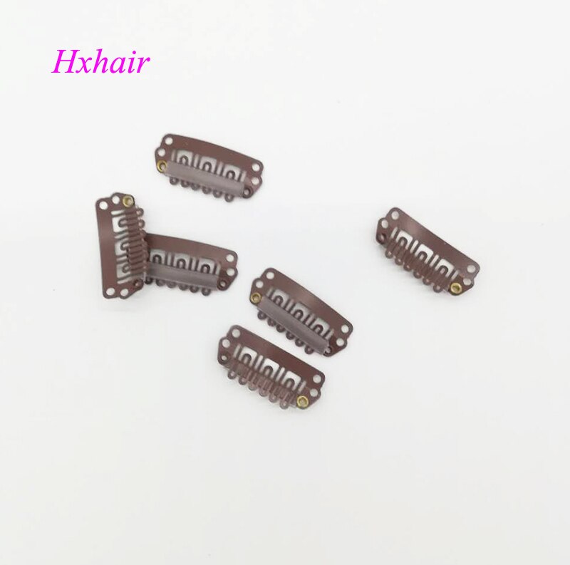 - 100 stk 28mm parykker snap clips / toupe snap clips til hair extensions / weft hair extensions