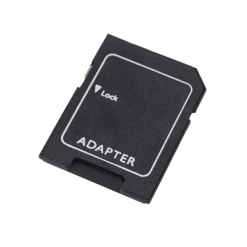 10 stk. minnekortadapterkonverter svart microsd mini tf-kortleser micro sd til sd-minnekortadapterkonverter