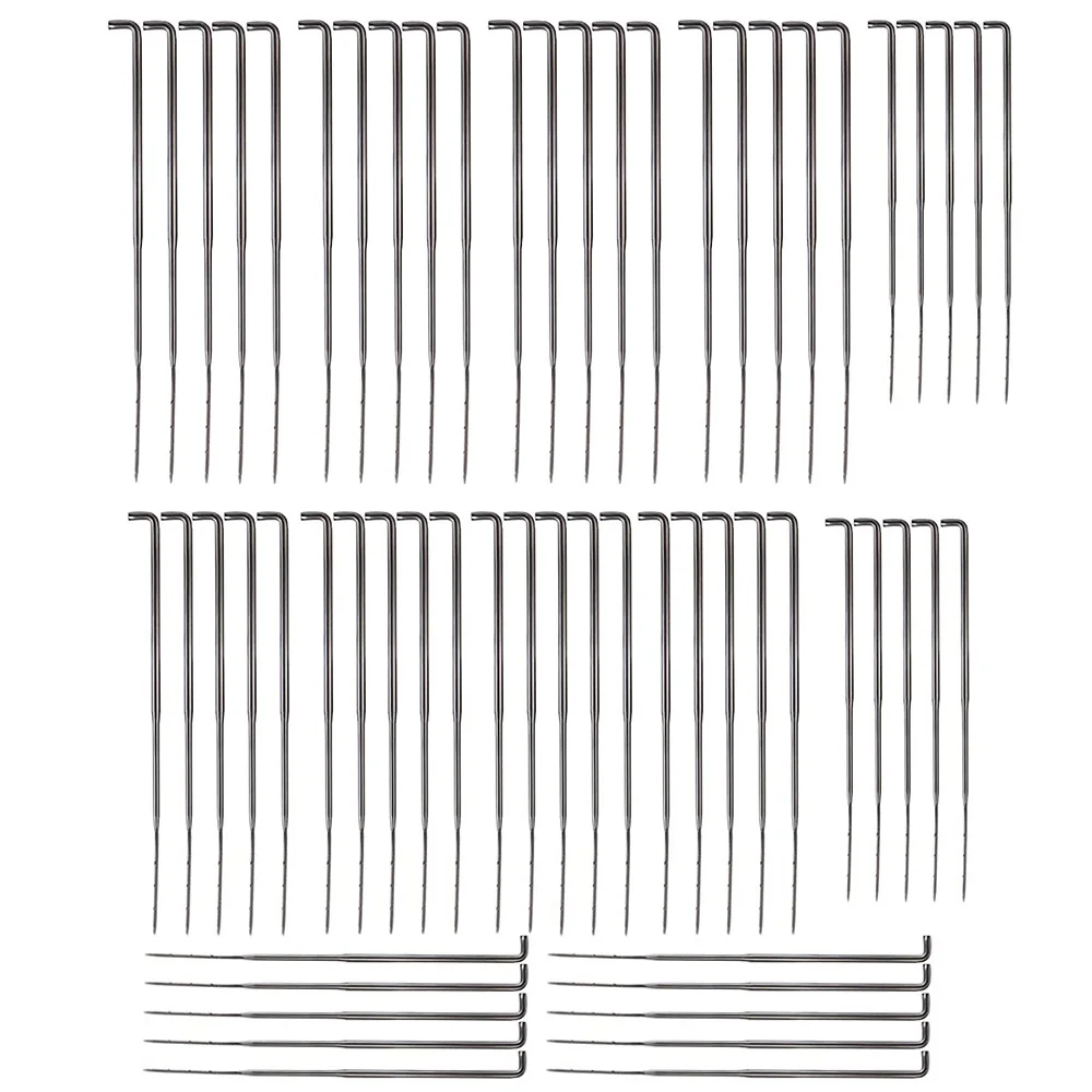 1 ~ 100 stk. uldfilt nålefilt nålefilt startsæt filtenåle filt med fingerhuler gør-det-selv-pakke til filtning: Rød