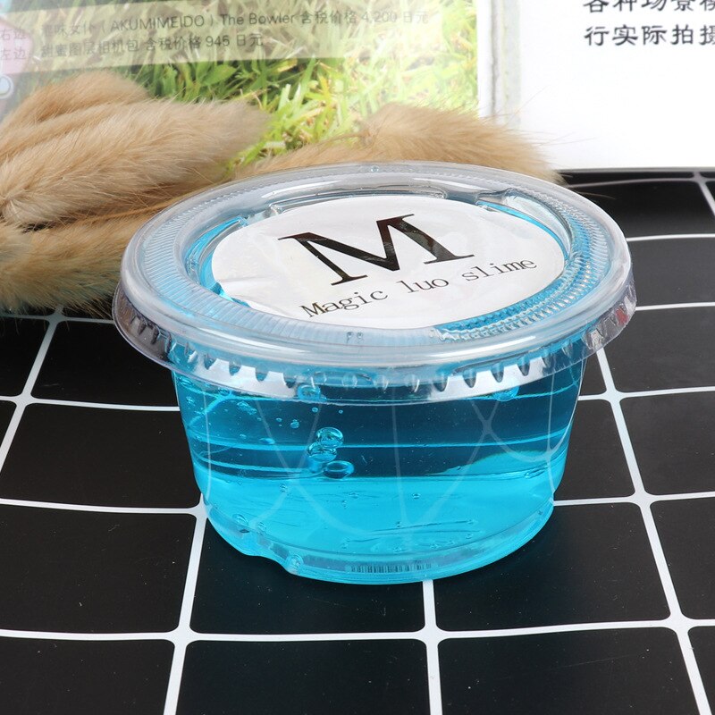 110ml pâte à modeler moelleux Slime polymère argile Super léger doux coton breloques pour Slime Kit Antistress jouets: Bleu