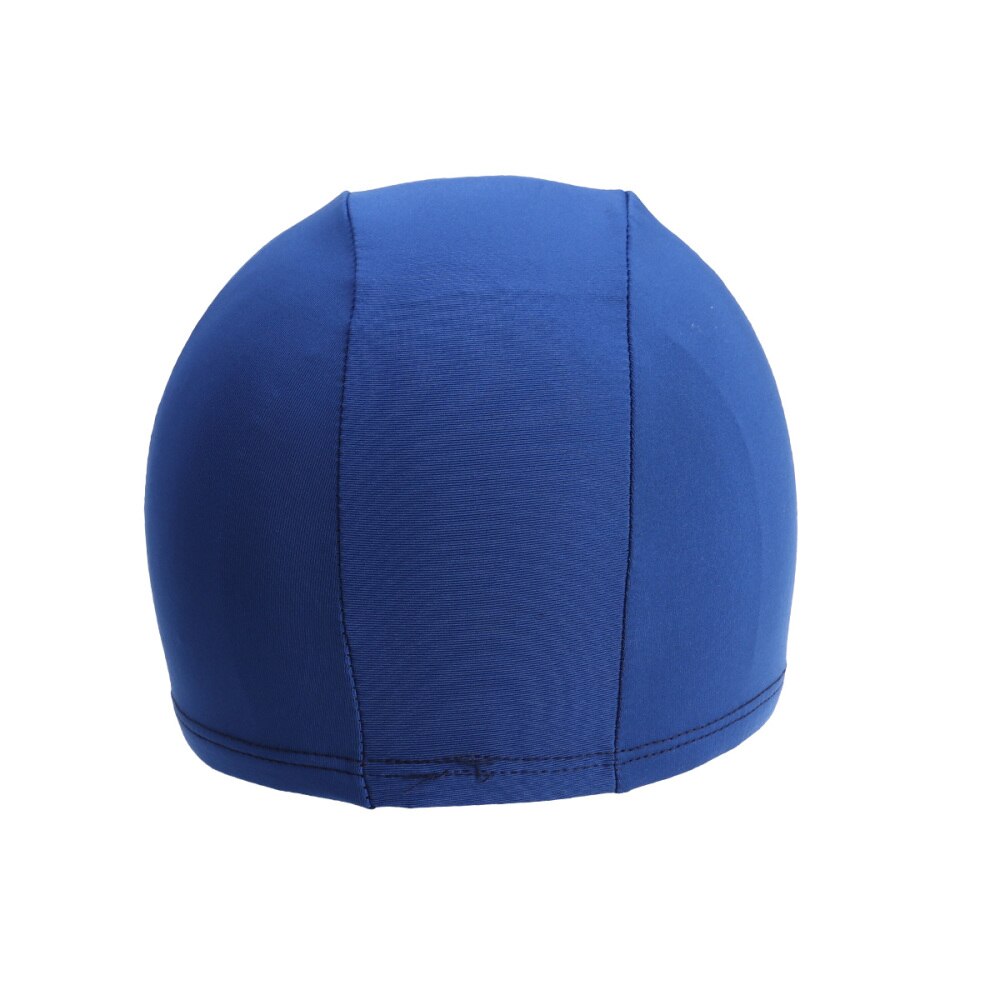 Badmuts van gecoate stof Canopa blauw/roze met print maat L
