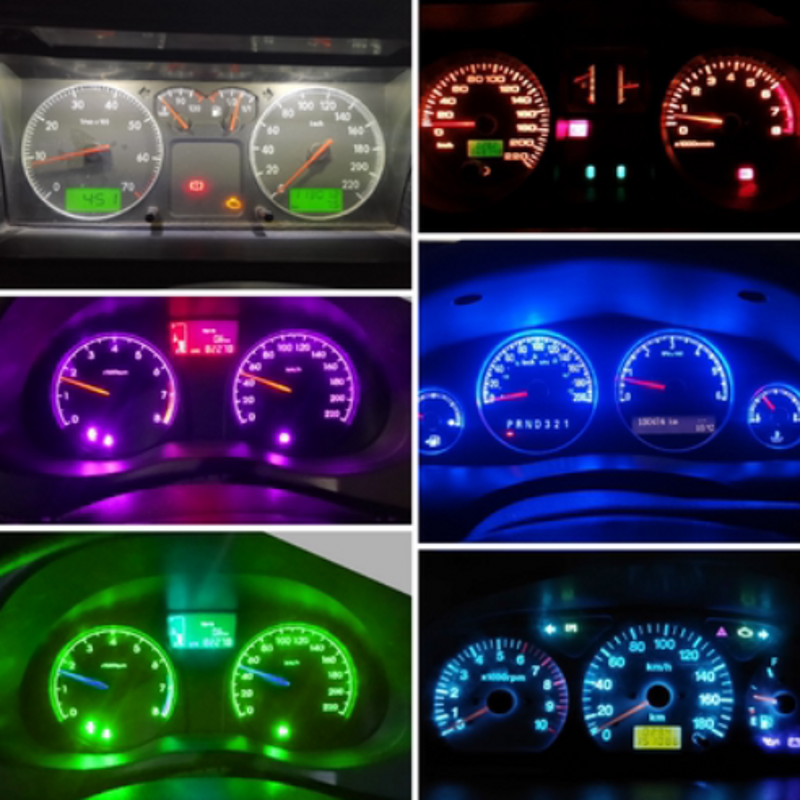 Osram lámpara LED cuenta 3528 parche 4 pines blanco rojo amarillo verde azul luz brillante 1210 lámpara de panel de instrumentos de automóvil importada