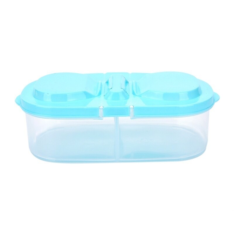 Kannettava muovinen suojakotelo konttimatka ulkona lounas hedelmäruoka lounaslaatikko säilytyspidike banaanimatka ulkolaatikko: Sininen