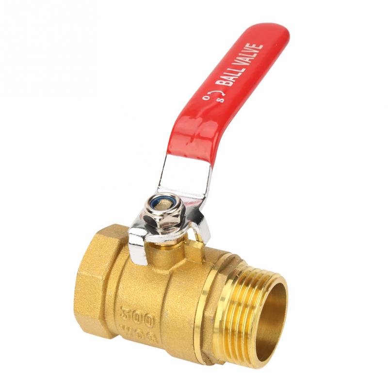 1 PC Ball Valve Level Handle Brass Pipe Ball Valve Male and Female Thread 1"BSP DN25 Ball Valve Shut-off Valve kugelhahn