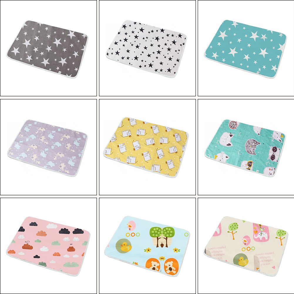 Reusable Baby Diaper Changing Foldable Washable Cover Travel Pad Mattress Cover Infants Portable Waterproof Floor Mats Cushion