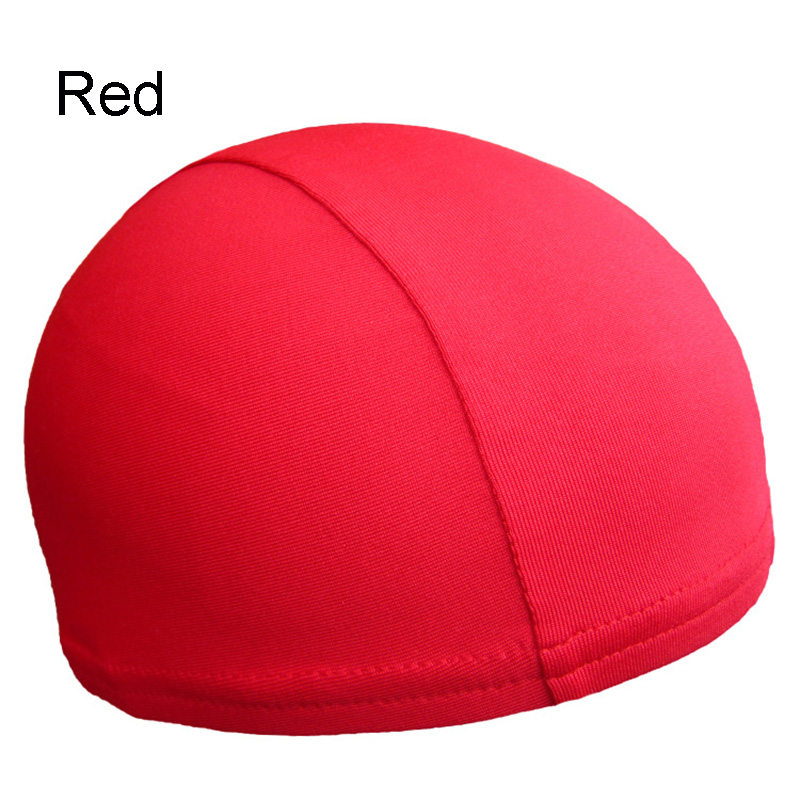 High Soft Helmet Liner Quick-dry Skull Cap Under Helmet Cycling Headgear Bicycle Sports Breathable Beanie Adults Unisex: Red