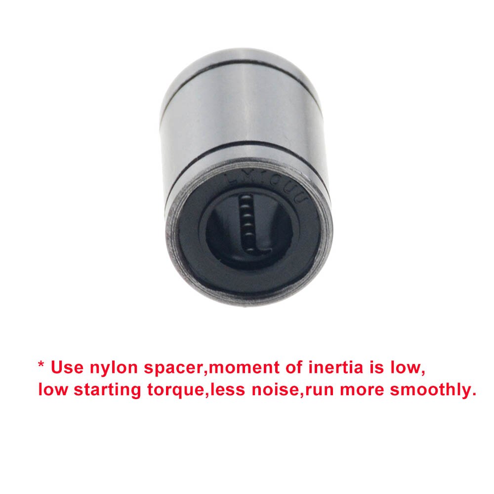 1pc lineaarilaakeri  lm10uu lm12uu lm13uu lm16uu lm20uu lm25uu lineaariholkki 10mm cnc tankoille lainerin kiskon lineaarisen akselin osille