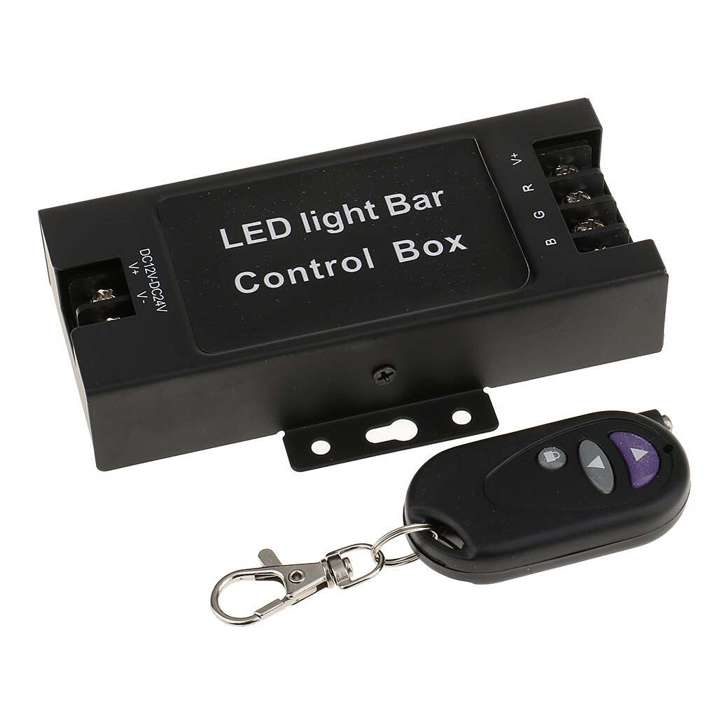 12V-24V LED Light Bar Battery Box Flash Strobe Controller with Wireless Remote