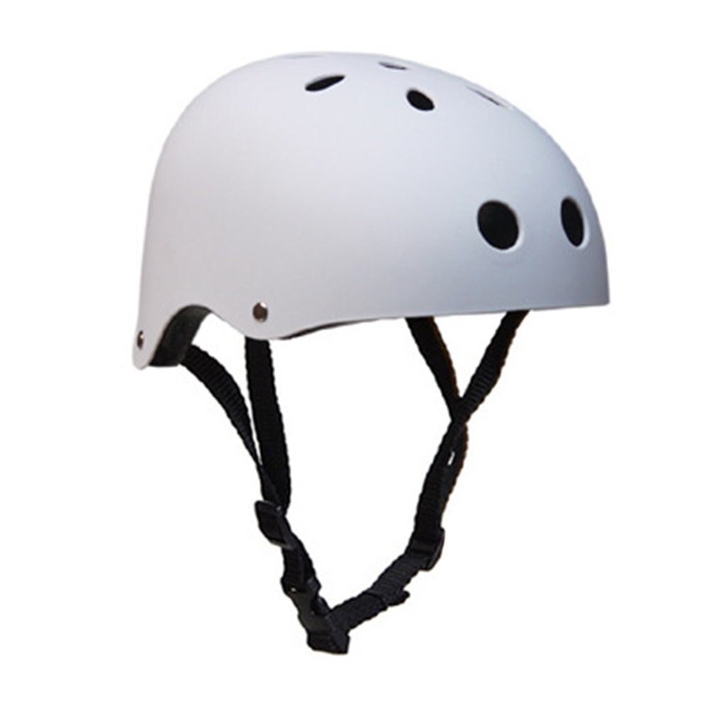 Plum Helmet Skating Hip-hop Helmet Bicycle Riding Helmet Outdoor Safe Rock: White / S