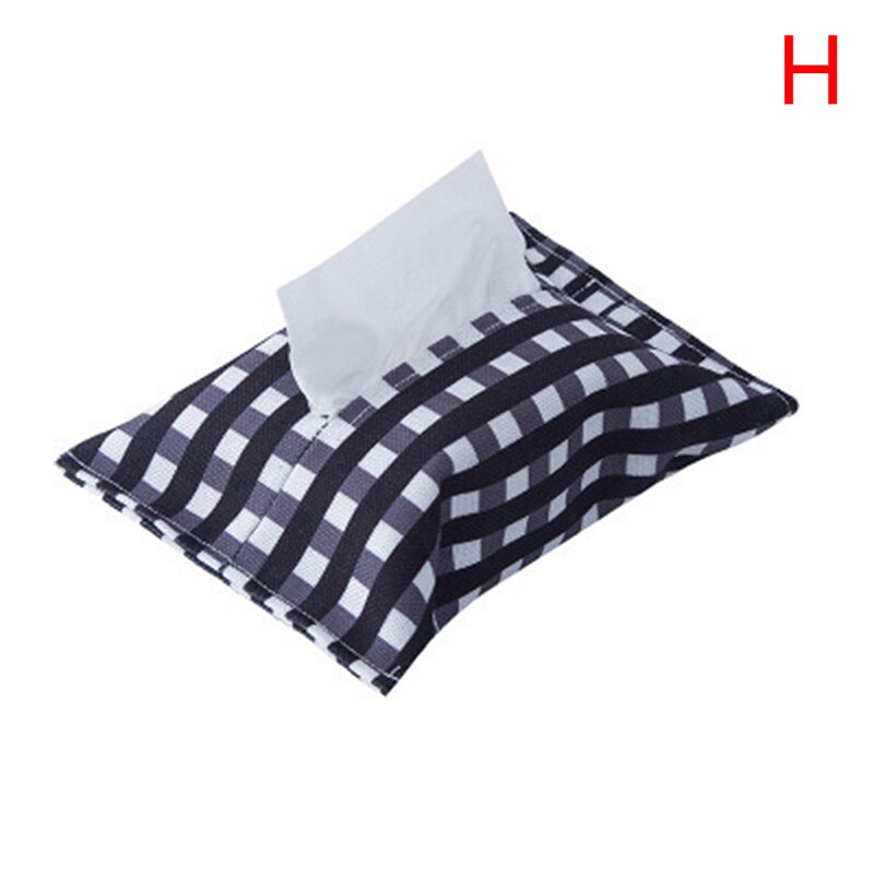 1 Pc Stof Cartoon Tissue Box Cover Zakdoek Servet Houder Cover Dier Katoen En Linnen Tissue Papier Opbergtas