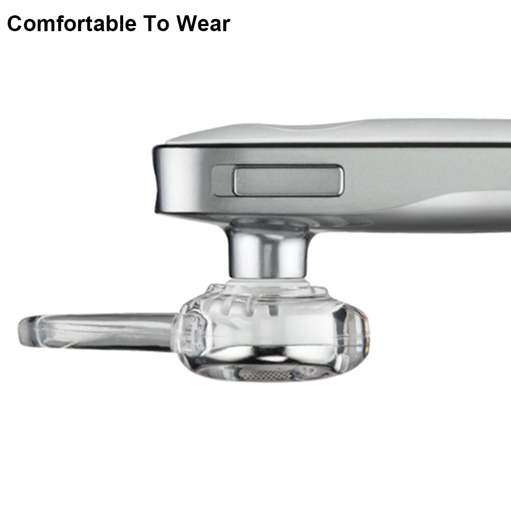 Car Wireless Bluetooth Headset Handfree Smart Noise Reduction Stereo Hands-Free Voice Control Mini Motion Lug Headset