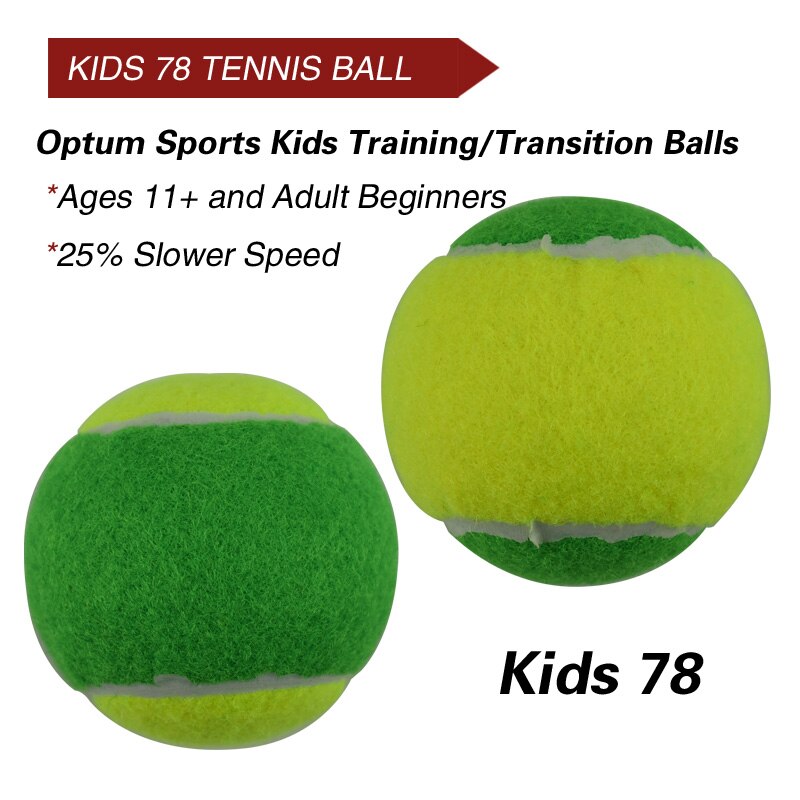 Pelota de tenis para principiantes, pelota de entrenamiento (transición) para practicar (25%-75% de velocidad más lenta), 12 Uds.