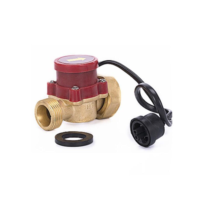 G1 To 3/4 Water Pump Flow Switch Magnetic Circulation Boosting Pump Full Coppe Pressure Original Waterproof Control Sensor