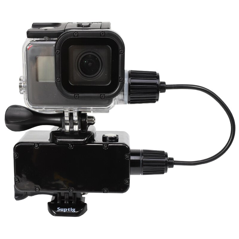 5200mAh Waterproof Power Bank Battery Charger Waterproof Case housing for GoPro Hero 7 6 5 4 3+ Go Pro Action Camera Accessories: for Hero 5 6 7 Set