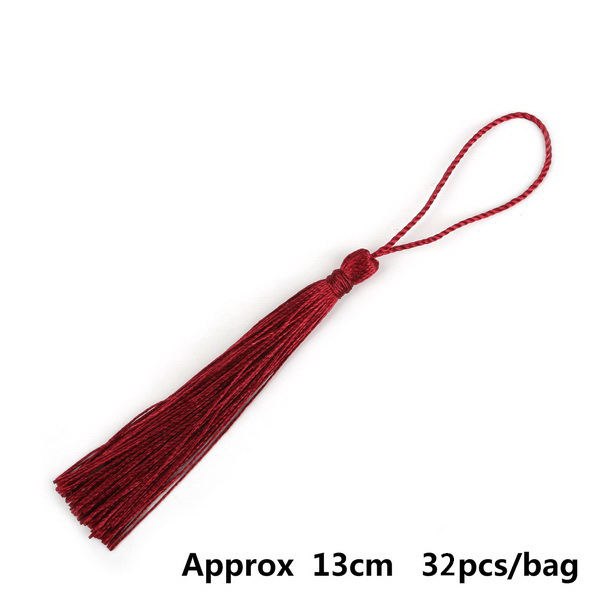 Vorhang Quasten Polyester Quasten 13cm seide quasten Dekorative quasten DIY für handwerk Vorhang Schmuck Volant Zubehör