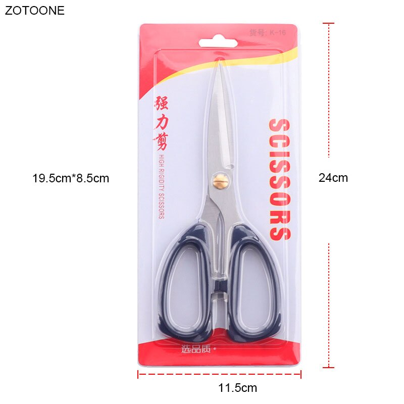 Ménage tailleur ciseaux acier inoxydable multifonction bureau tissu ciseaux bricolage étudiant sécurité main ciseaux outils de couture G