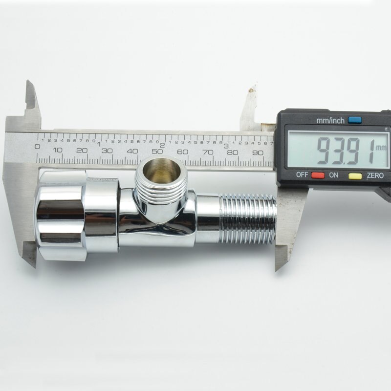 SPRING SUMMER DN15(2/1)Double Outlet Brass Steel Angle Valve Kitchen Bathroom Accessories Water Heater Angle Valves JFS1001