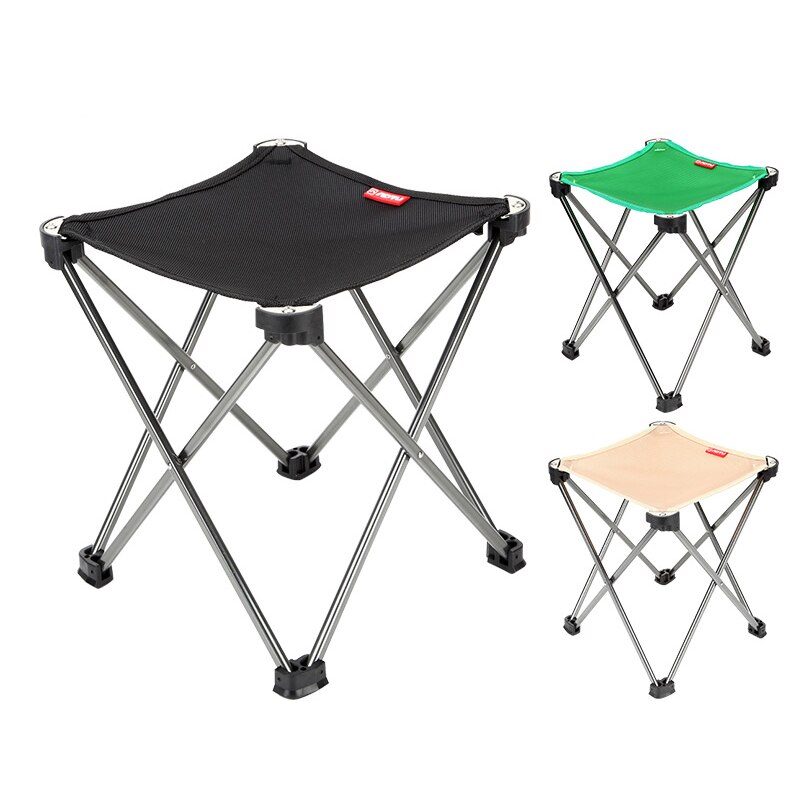 Bærbar udendørs foldning campingstole ultralet aluminiumslegering fiskestol rejser vandreture strand foldbar pakkestol