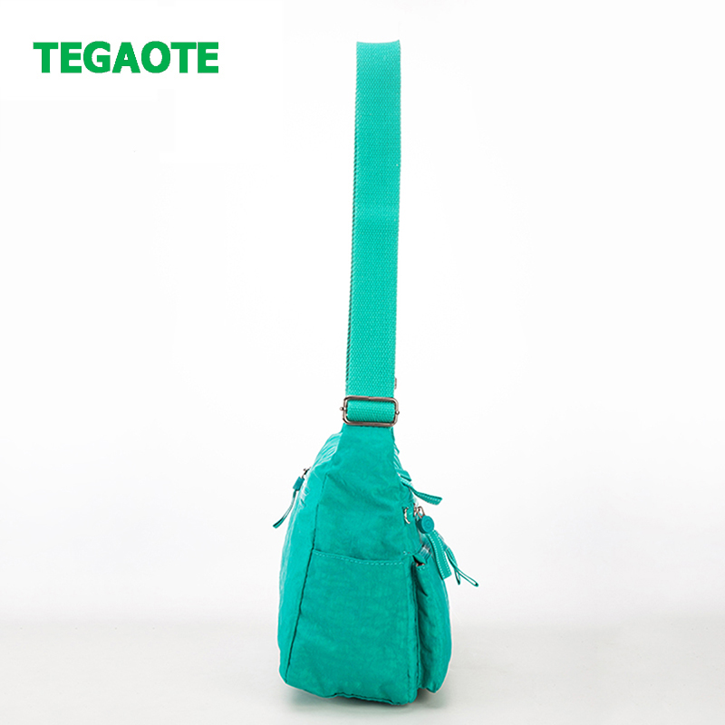 TEGAOTE Messenger Tas Toevallige Multi Ritsvak Vrouwen Kleine Schoudertas Crossbody Tas Dames Satchel Handtas Gsm Pouch