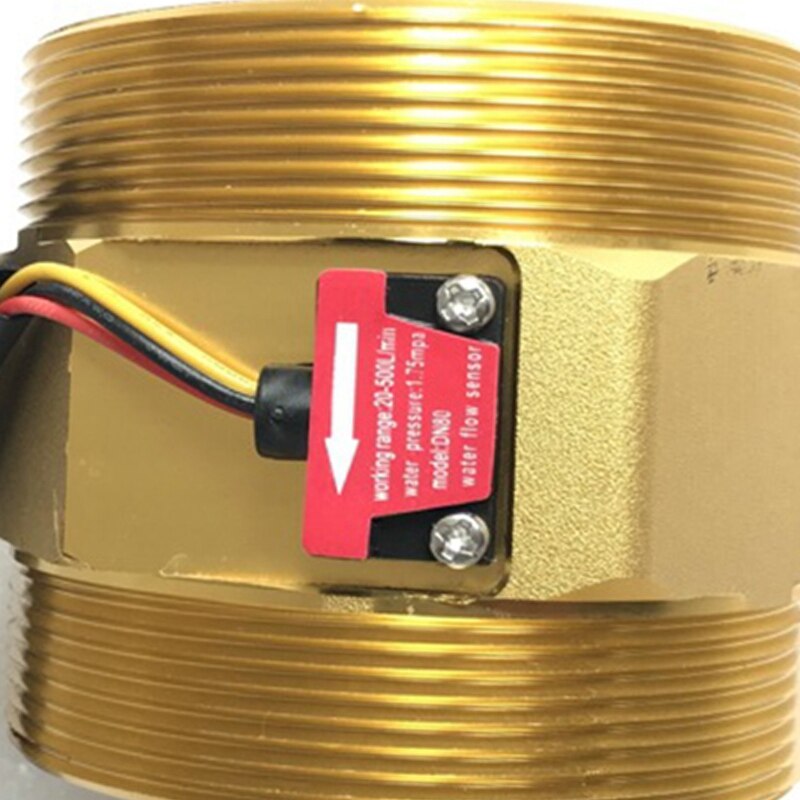 SHGO -3 Inch Flow Sensor Turbine Flow Meter Counter Hall Sensor Meter