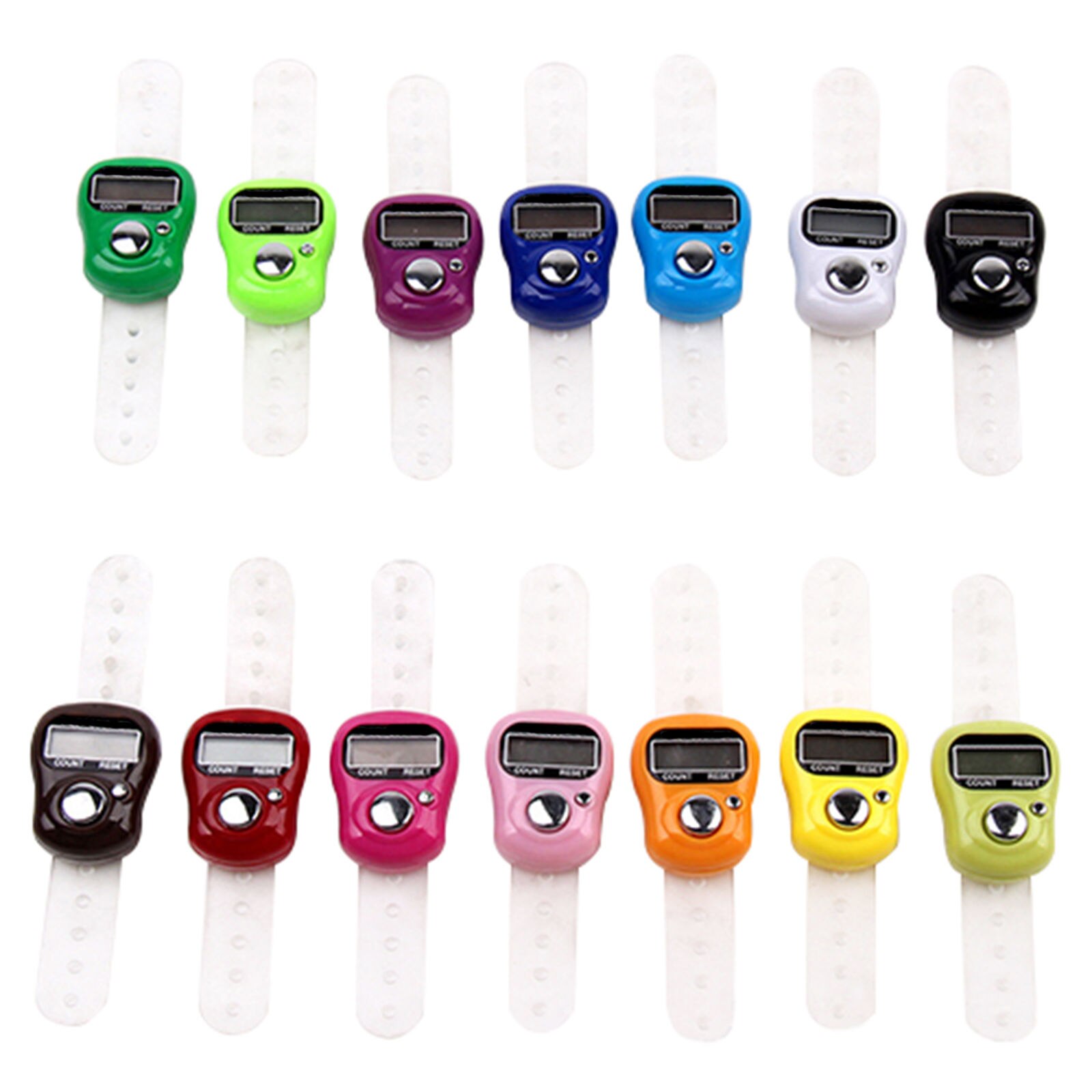 Useful Electronic Row Counter Finger Ring Digit Marker LCD Tally Counter