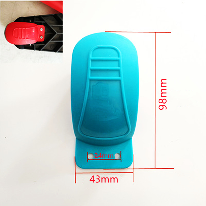 Almofadas de freio scooter para crianças, freio de roda traseira, skid, roda traseira, acessórios, 3 ou 4 rodas: Verde exército