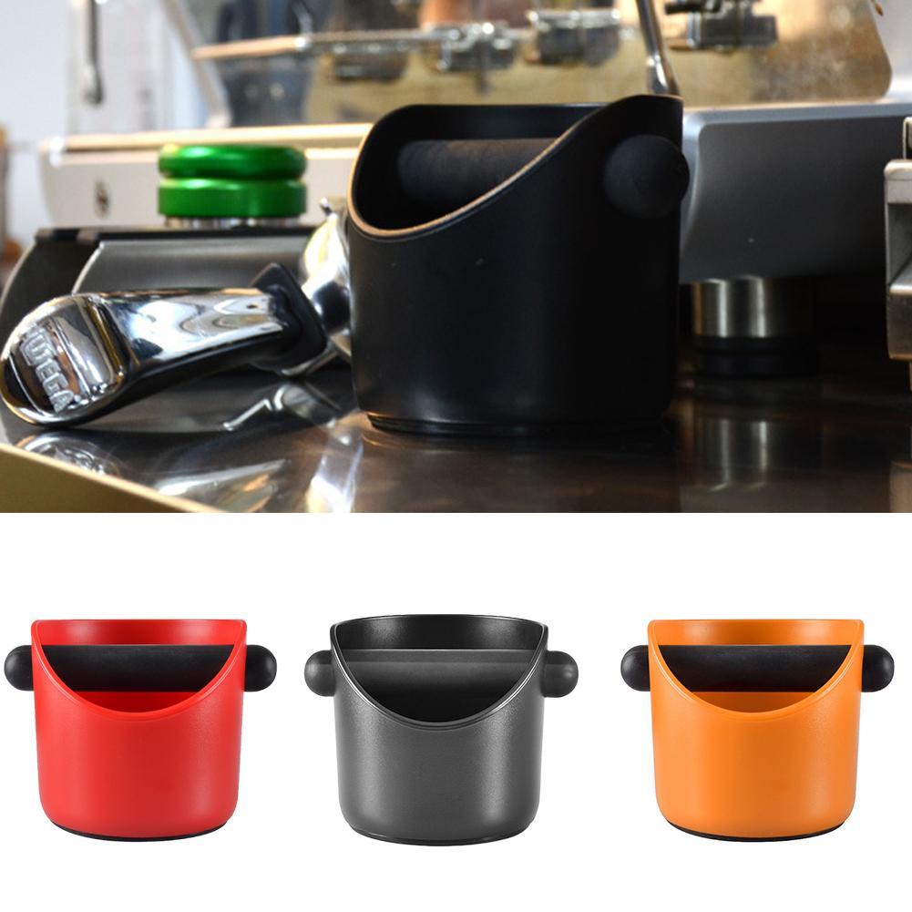 3 kleuren koffieklopper doos schokabsorberende container koffiedik handvat koffie klop espresso met grind afvalbak  i9 d 9