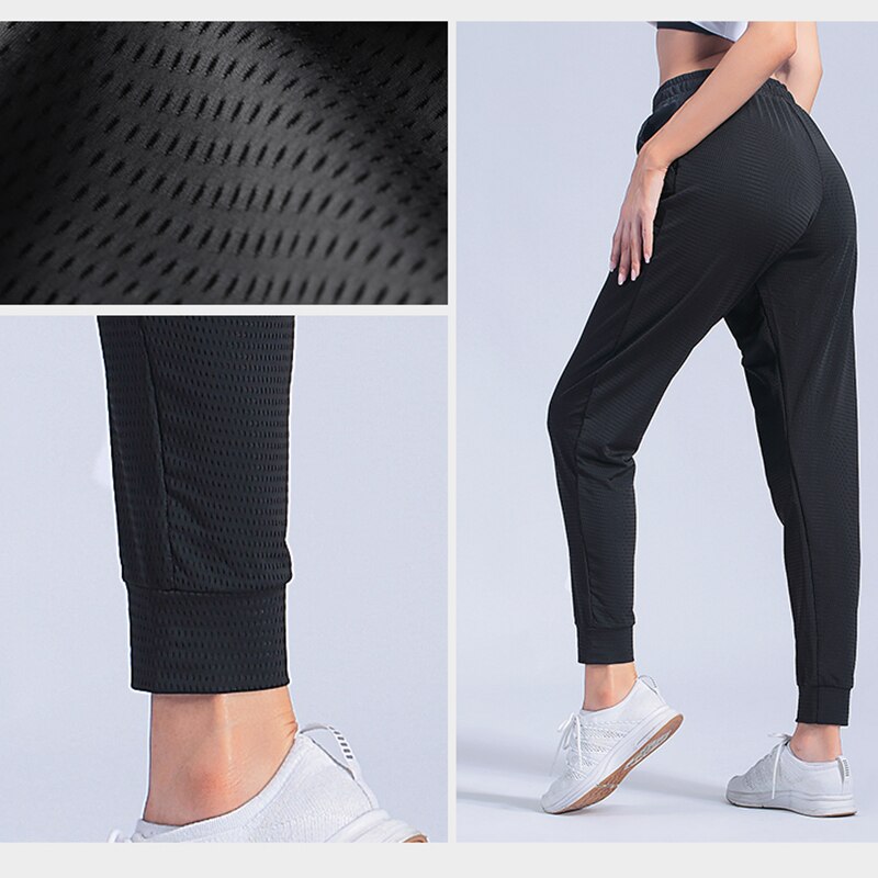 Trekkoord Running Broek Vrouwen Yoga Broek Gym Fitness Training Broek Workout Snel Droog Vrouwen Losse Jogging Legging Broek