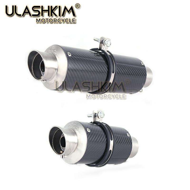 E-MARK Universal Motorcycle Scooter slip on Exhaust Muffle FOR Most Motorcycle
