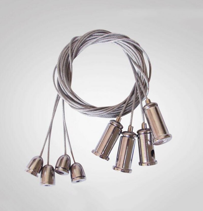 Kroonluchter draad touw Lampjes Accessoires Opknoping Staaldraad DIY Verlichting Accessoires 0.8 Meter