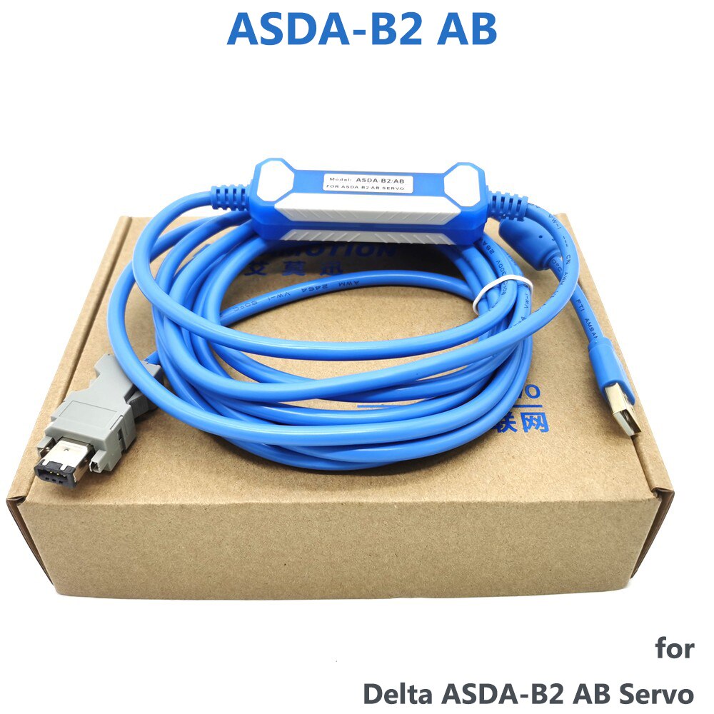 Programming Cable ASD-CNUS0A08 USB for Delta ASDA-B2 AB Servo Driver -Computer