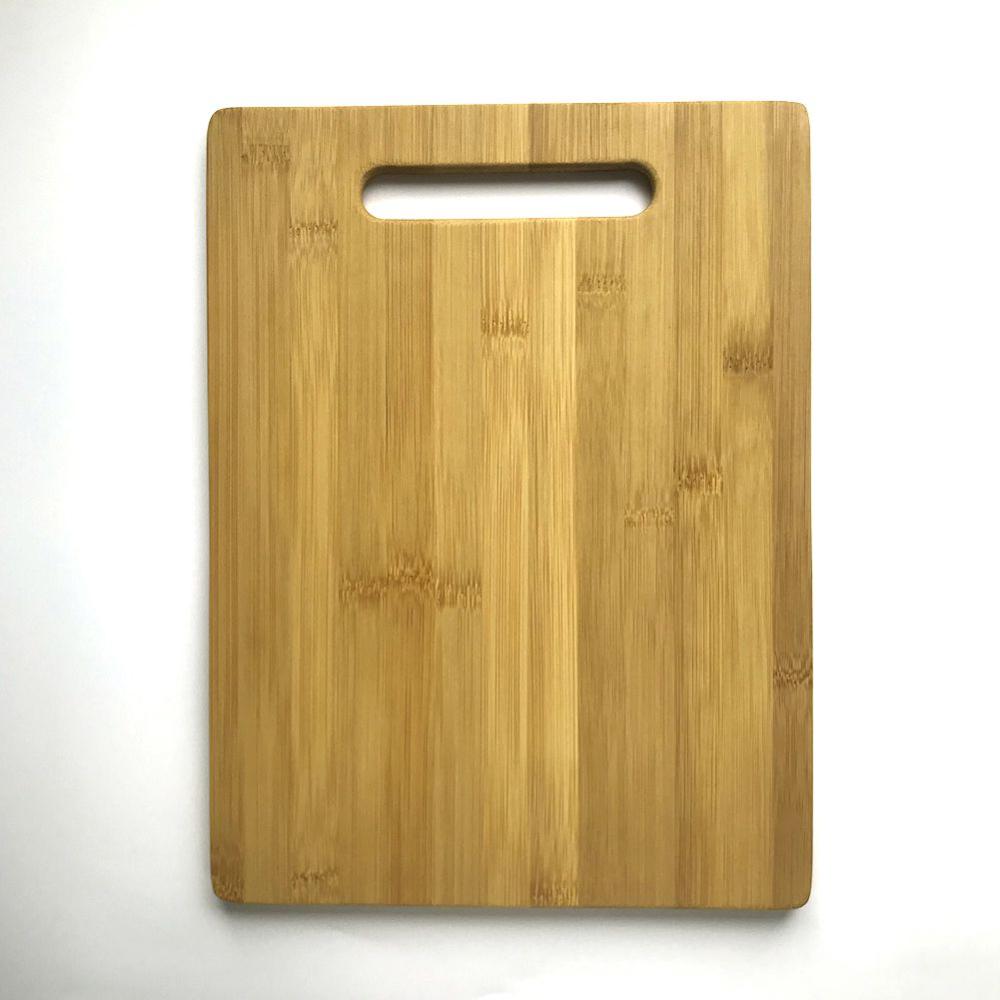 Bamboo Cutting Board with Kitchen Utensils
