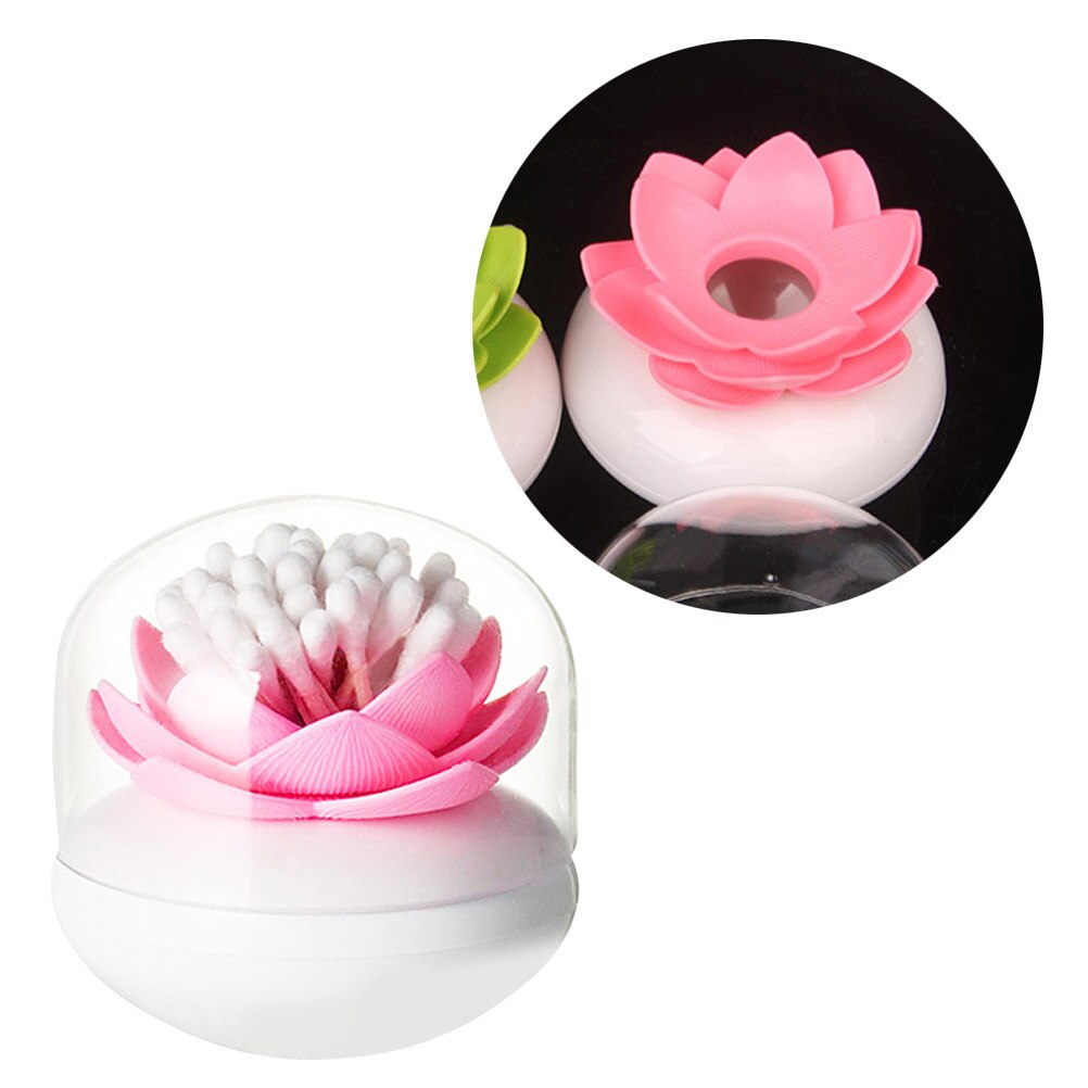 2PCS Cotton Swab Funny Toothpick Box Toothpick Container Plastic Holder for Dining Room Bedroom Livingroom