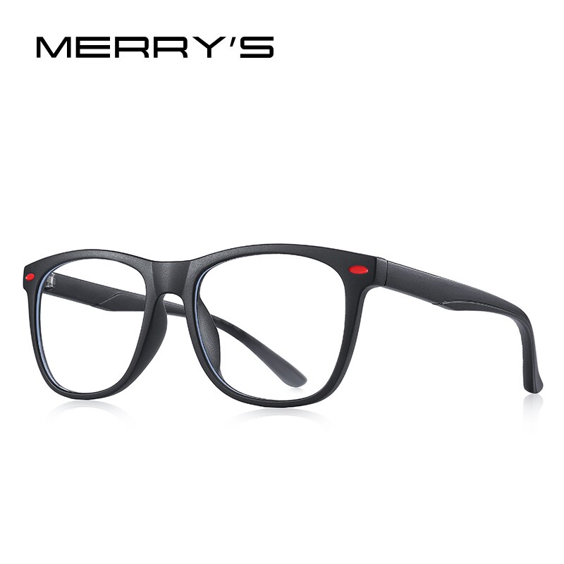 Merrys anti-blåt lys blokerende briller til børn børn dreng pige computer gaming briller blue ray briller  s7102: C01 sorte