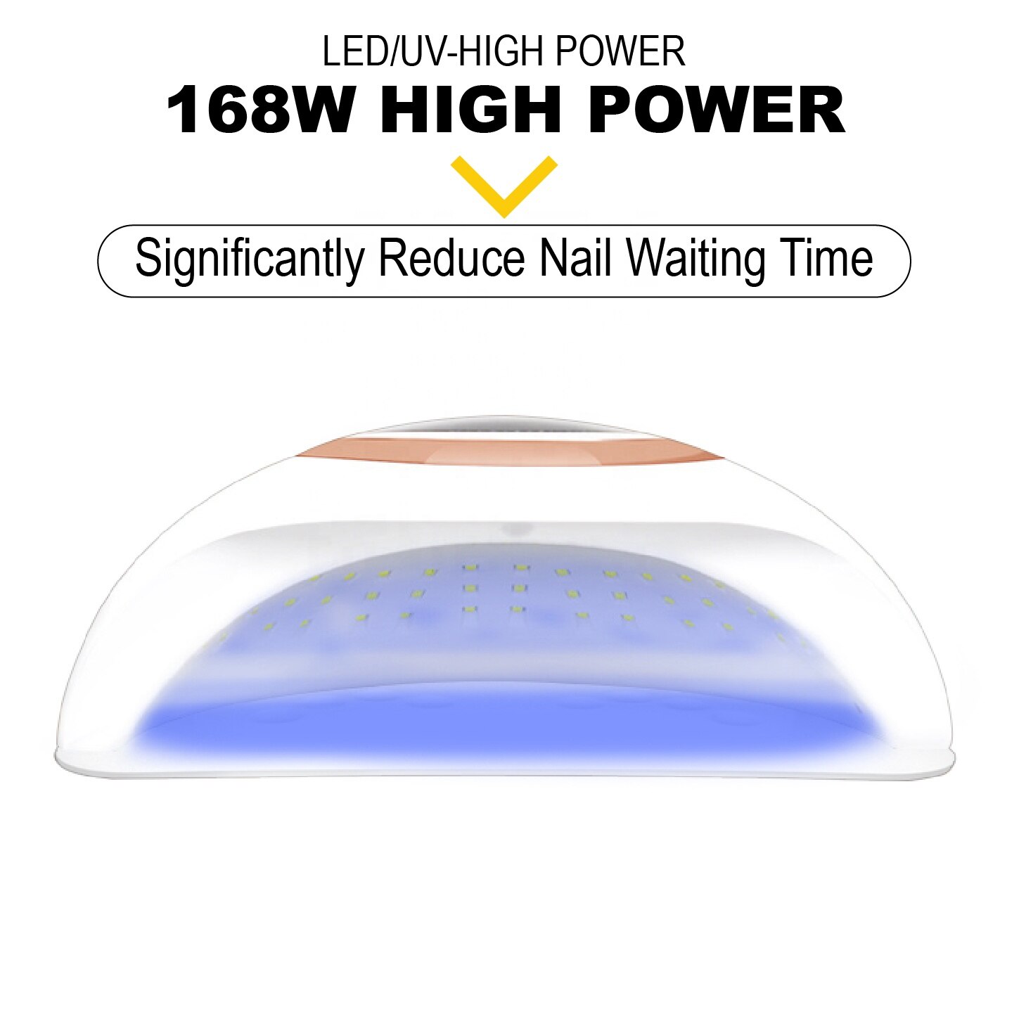 Lámpara UV Led de alta potencia de 120W para secador de uñas, barniz de Gel UV con 60 Led, lámpara para uñas, Gel para manicura y Arte para uñas