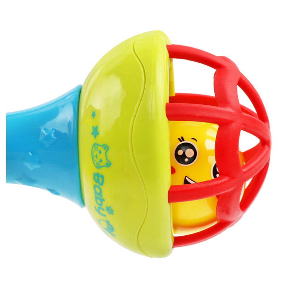 Sicher Silikon Rasseln Glocken Baby Spielzeug Schütteln Hanteln Früer Entwicklung Spielzeug Spaß Wenig Laut Glocke Ball Baby Rasseln