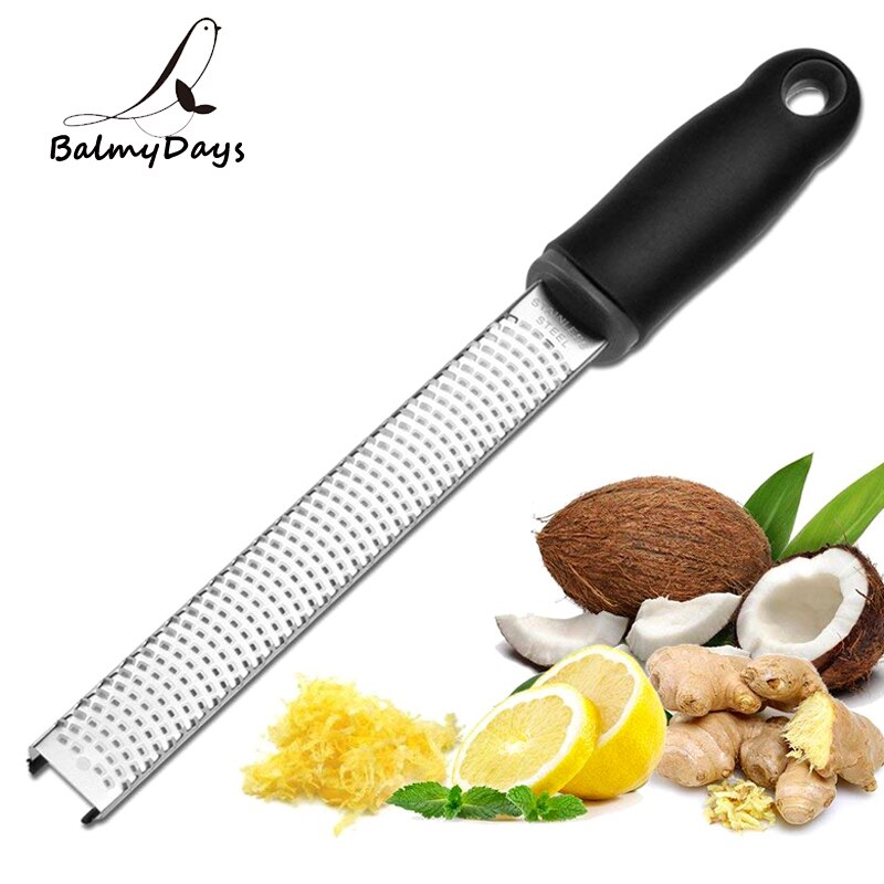 Citroen Zester Kaas Rasp Rvs Fine Blade Rasp Gember Chocolade Citrus Fruit Zester Slicer Keuken Koken Gereedschap