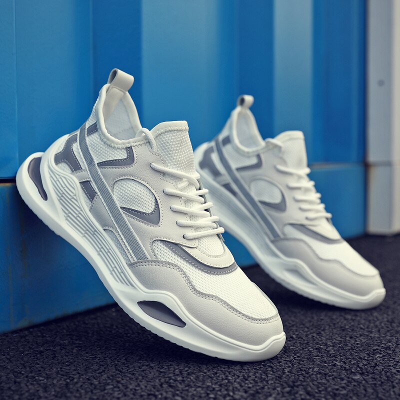 Dämpande andningshål herr fritidsskor andningsbara sneakers gym träning althetic outdoor skor lätta