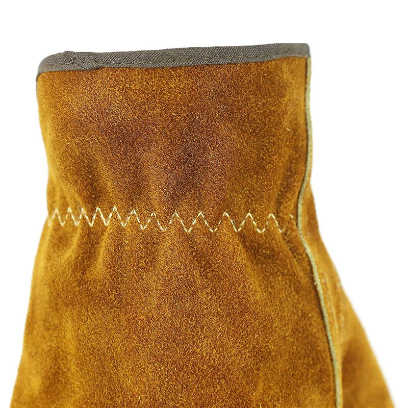 Waterproof Leather Work Gloves Thorn Proof Gardening Gloves Heavy Duty Rigger Gloves for Gardening, Fishing, Construction