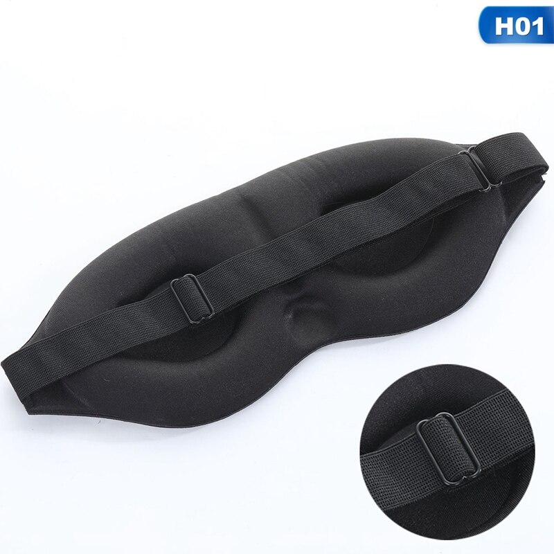 Eye Mask For Sleeping 3D Contoured Cup Blindfold Concave Molded Night Sleep Mask Block Out Light With Women Men: Default Title